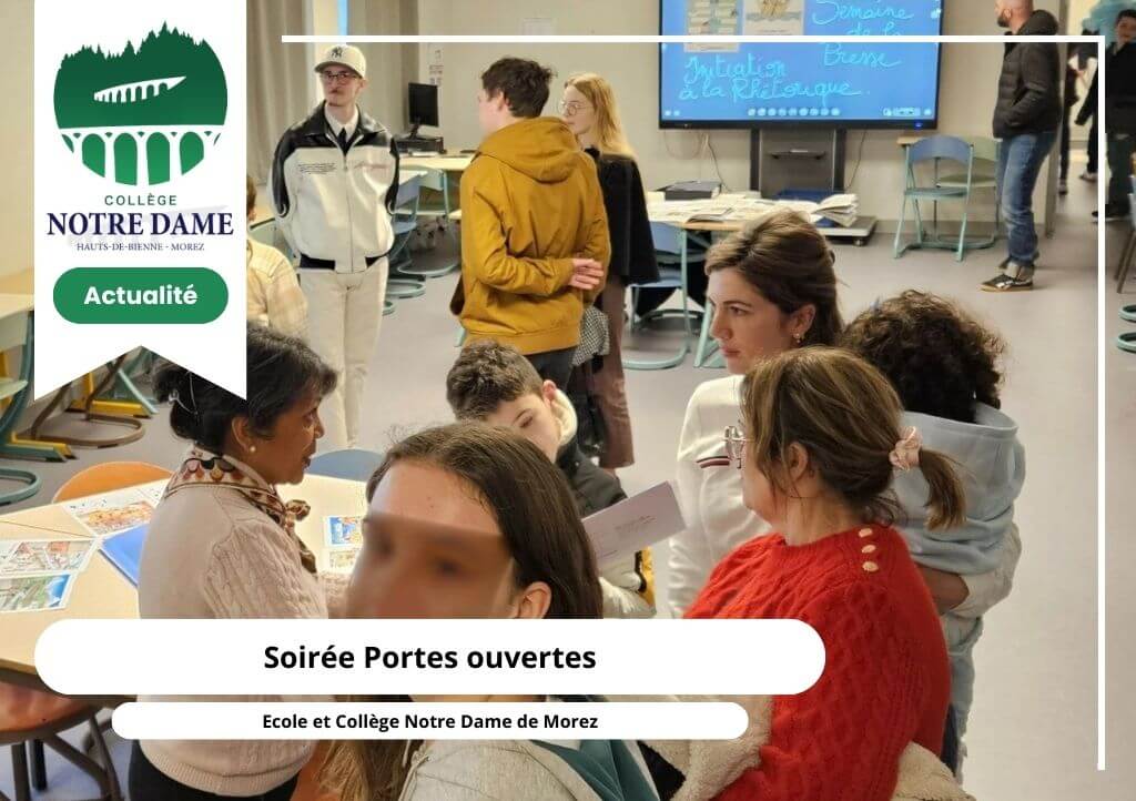Soirée Porte ouverte Collège Notre Dame