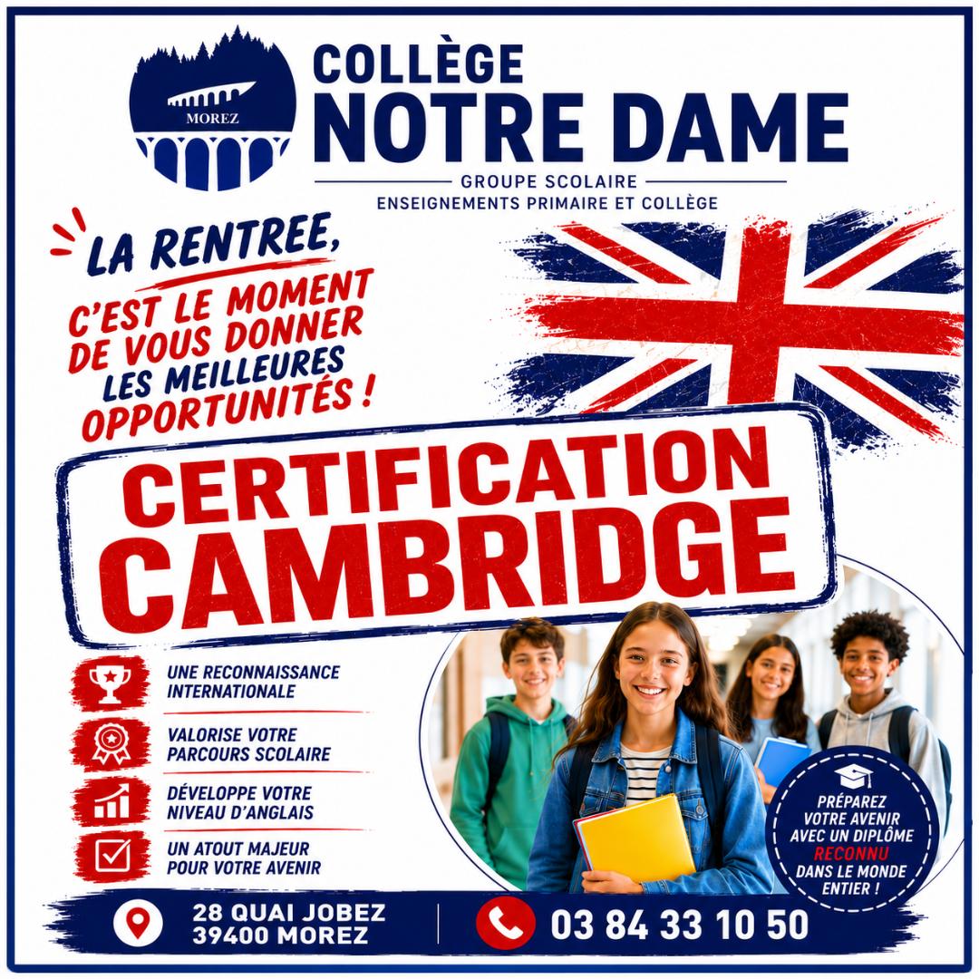 certification Cambridge